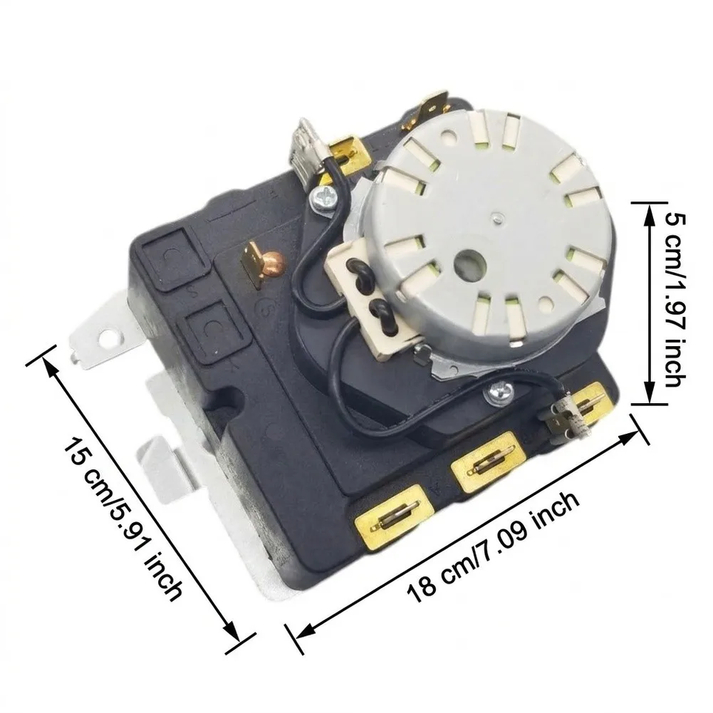 Dryer Timer 234D3137P001 Replacement Part for Restoring Full Operational Capability of Mechanical Dryer Systems