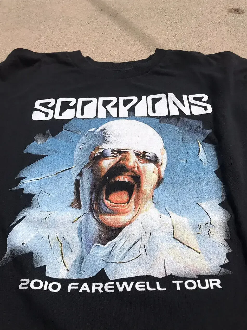 Scorpions band tour graphic short sleeve back Shirt men women S-5XL KTV6933