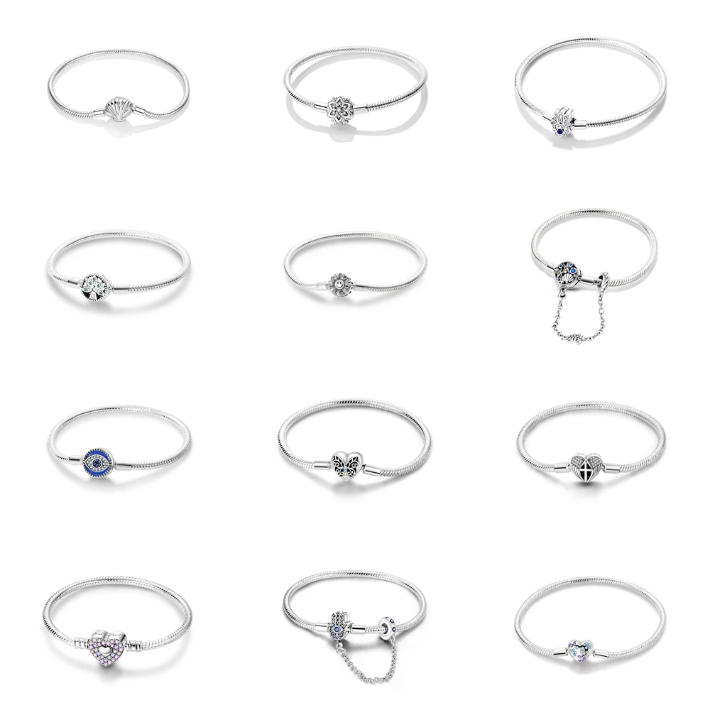 

925 Silver Charm Disney Stitch Halloween Customizable beads for bracelet Original female Jewelry accessories Halloween gifts