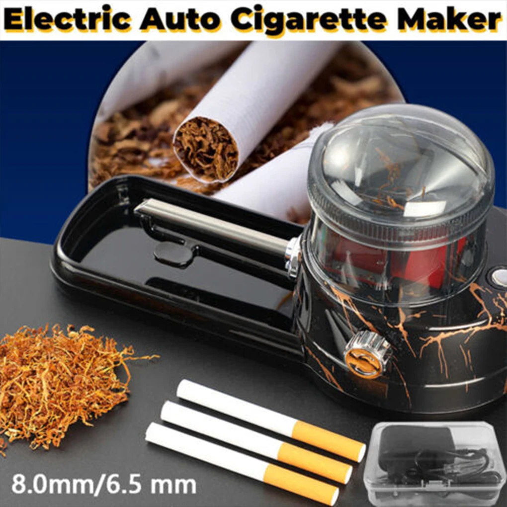 Fully Automatic Electric Cigarette Rolling Machine 8.0mm5.5mm 6.5mm Windproof Function Household Small Cigarette Rolling Machine