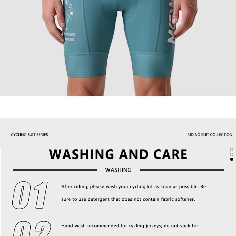 MKEW 2026 Herren-Latzhose Race Fit Schnelltrocknend und Atmungsaktives Gewebe mit Hochdichter Polsterung für Lange Fahrten – Detail 28