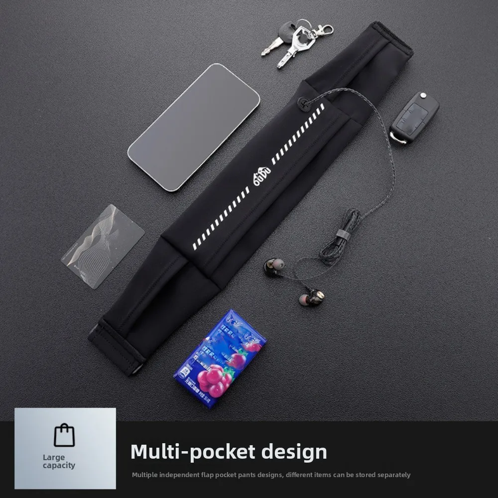 رقيقة جدا الرياضة حقيبة الخصر المحمول إغلاق المناسب متعددة الوظائف تشغيل الخصر حقيبة تخزين سعة كبيرة حقيبة الهاتف الرياضية