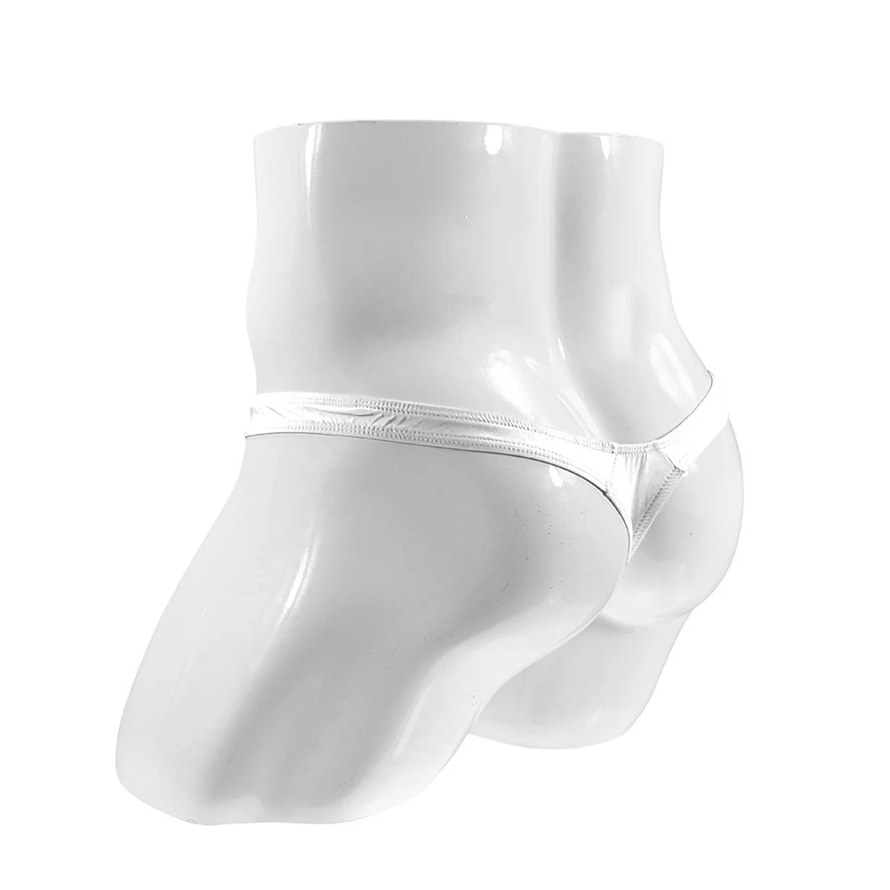New Men Low-Rise G String Sexy Enhance Bulge Pouch Lingerie T-Back Thong Underwear Open Back Underpants Elastic Briefs Bikini