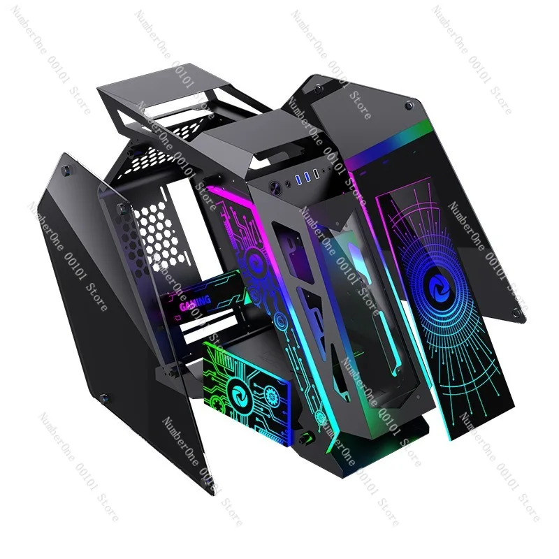 Desktop chassis, e-sports computer chassis, Internet cafe game desktop chassis