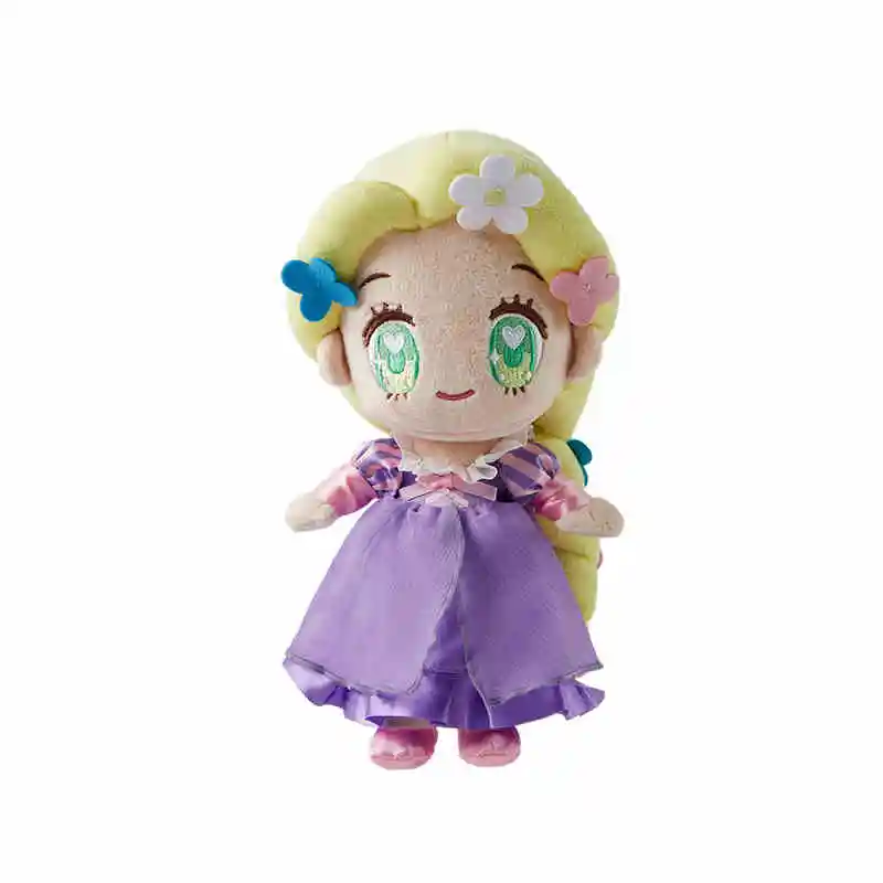 Disneyland Cute Princess Plush  Doll Kawaii Soft Plush Snow White Rapunzel Tinker Bell Birthday Christmas Gift Homedecor