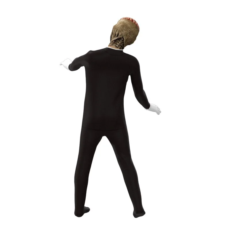 Halloween Suit Skeleton Grim Reaper Kids Costume Cartoon Printed Skeleton Mask tuta Adult Cosplay Horror Game genitore-figlio