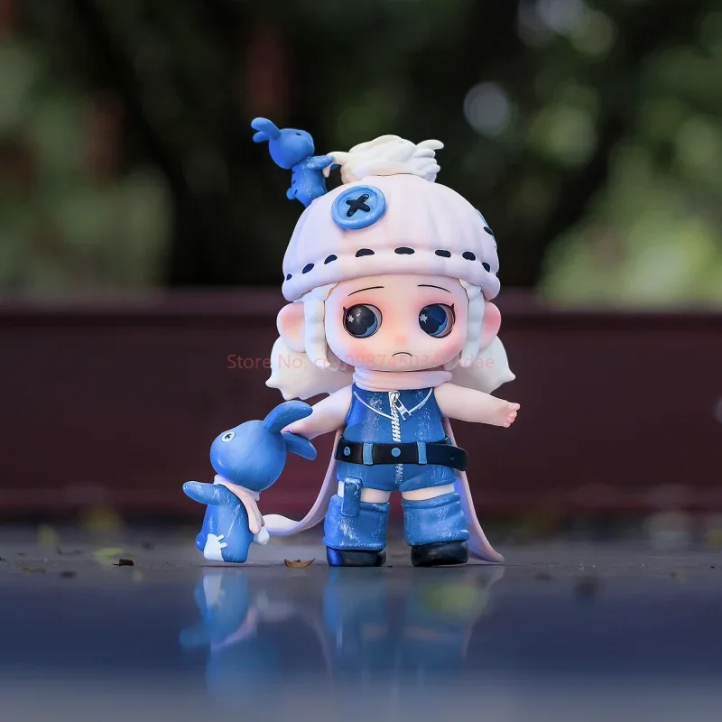 جديد حقيقي Heyone الأسود اللعب Oona'S Last Left Realm سلسلة صندوق أعمى العصرية الشكل حلية هدية جمع ، سطح المكتب الحلي