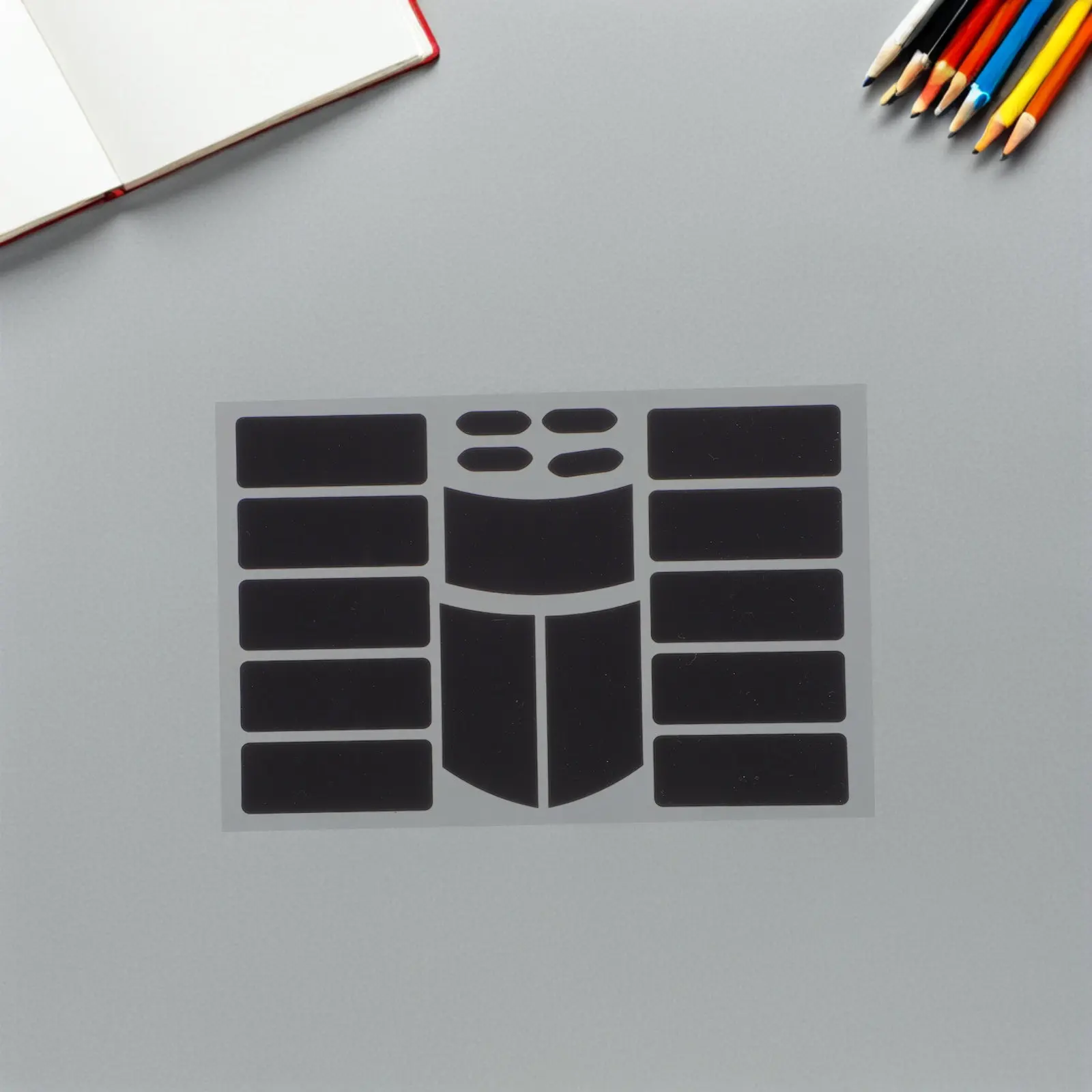 Mouse Anti-Slip Pads Sweat Absorbing Grips Enhanced Traction for Optical Mice Reusable Strong Adhesion Office and Gaming