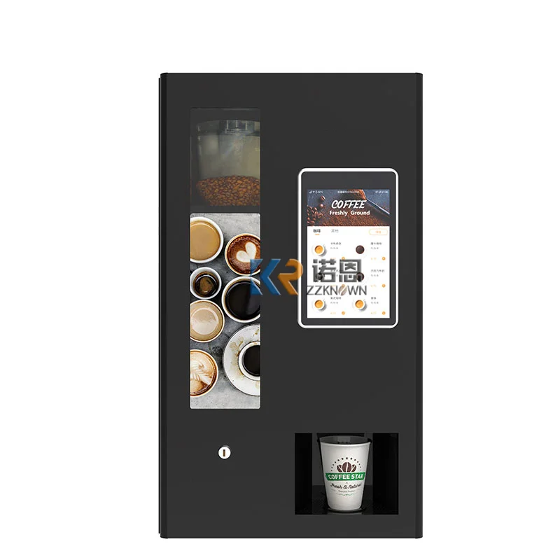 Table Top Smart Coin Instant Coffee Vending Machine Fully Automatic Touch Screen Tea Coffee Maker Vendors Machine for Office