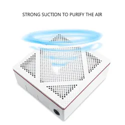 Powerful Nail Dust Collector For Manicure Nail Vacuum Cleaner  Nail Dust Fan For Manicure Salon Equipment