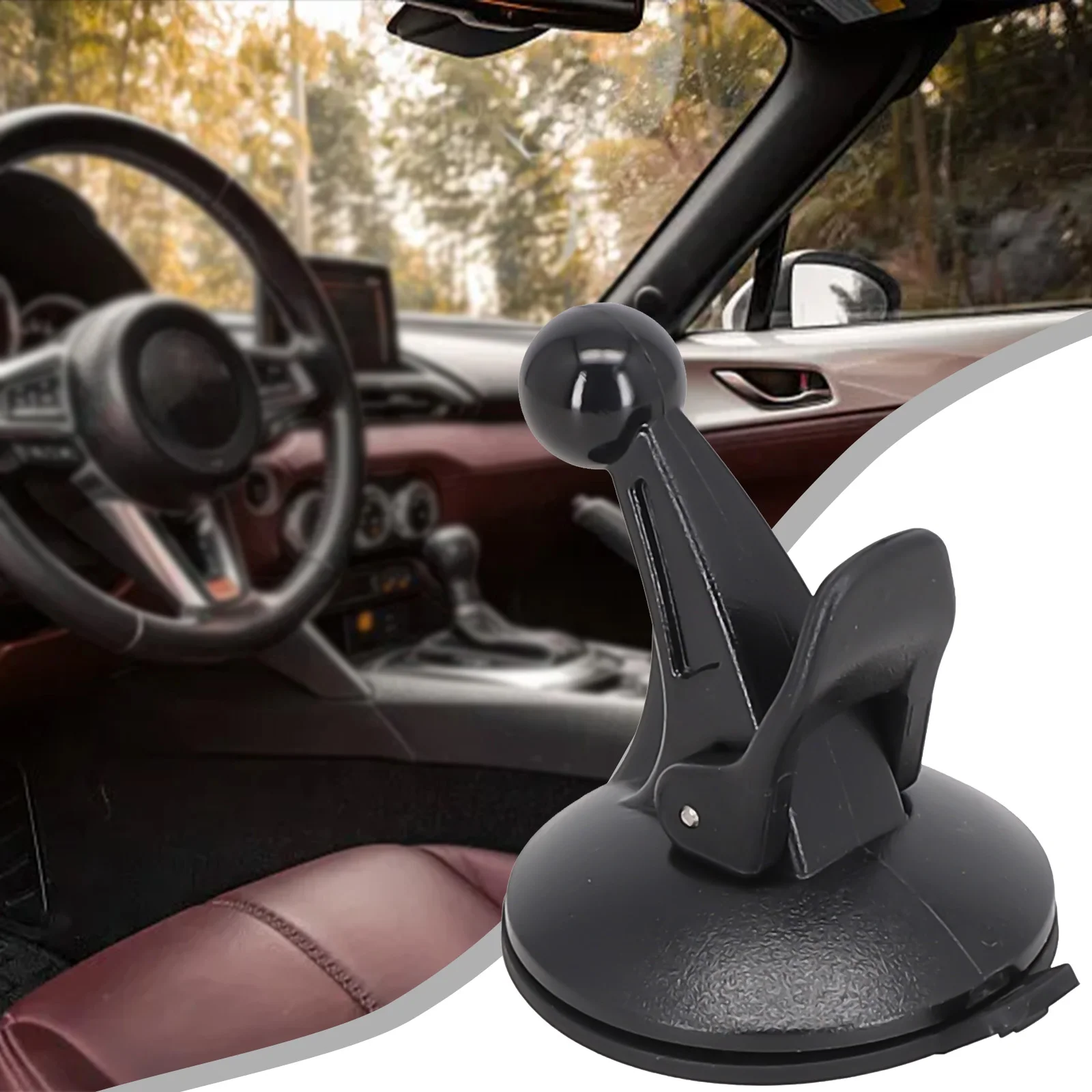 Plastic Car Mount Holder with Suction Cup for Garmin for gps Navigator Fits Windshield or Dashboard Provides Reliable