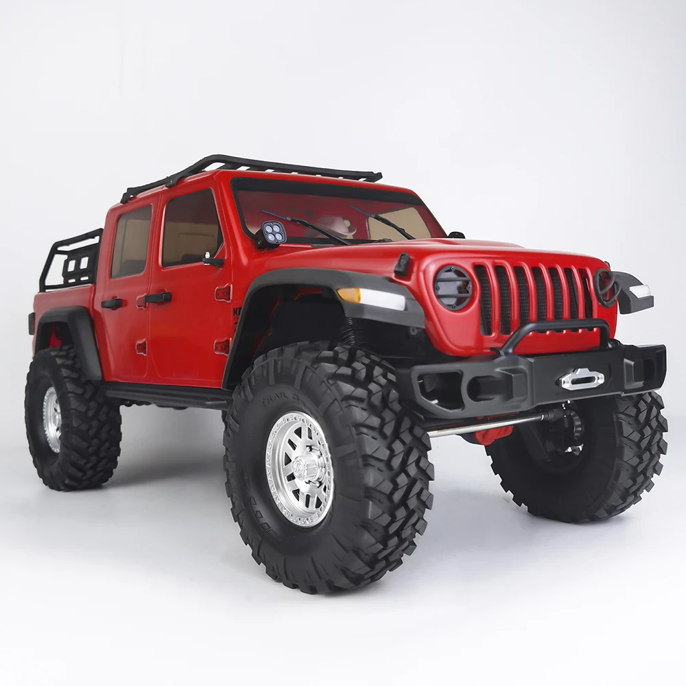 YEAHRUN RC Crawler Wheel Eyebrow Lights Mud Fender & LED Lamp For 1/10 Axial SCX10 III AXI03007 Wrangler AXI03006 Gladiator