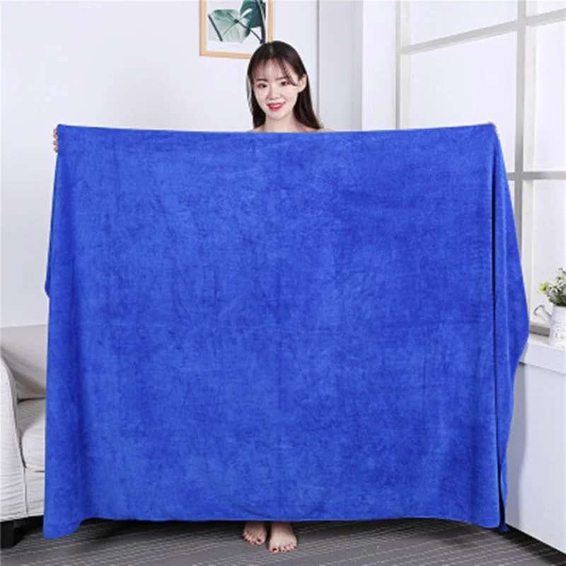 thick superfine microfiber fitness bath towel super absorbent swimming sports towel super soft travel camping towel