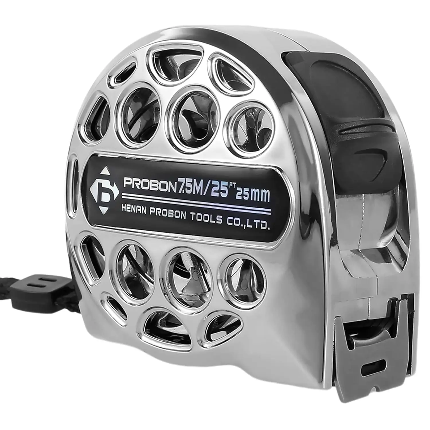 

Рулетка, измерительная лента из нержавеющей стали длиной 25 футов с двухсторонней линейкой для бытовой сельскохозяйственной промышленной деревообработки.