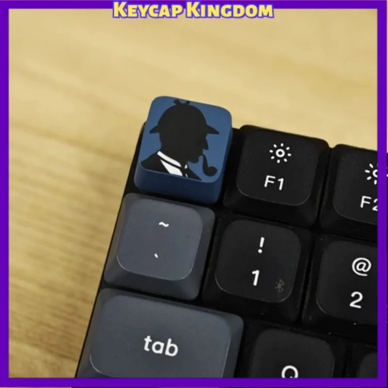Sherlock Holmes Resin Keycap Cherry Profile Anime Keycap Cartoon Gift Collectibles Mechanical Keyboard PC Gaming Accessories