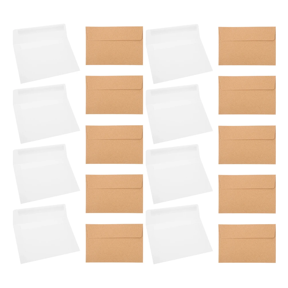 

50Pcs Blank Self Sealing Envelopes A4 Invitation Size for Wedding Greeting Cards Holiday Party Photo DIY Craft Stationery