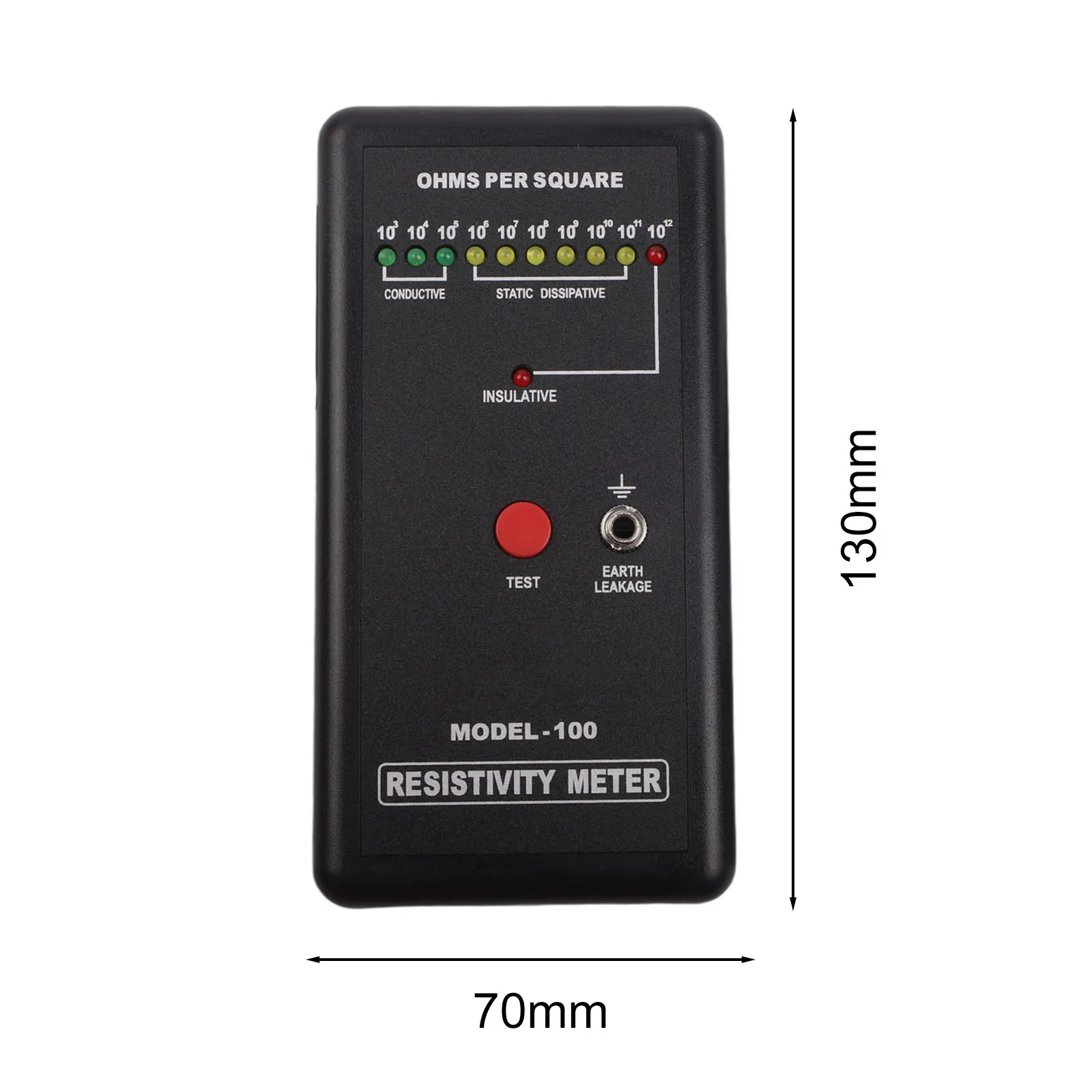MODEL-100 Resistance Tester for Validating for static Control Measures in Electronics Assembly and Component Handling Areas
