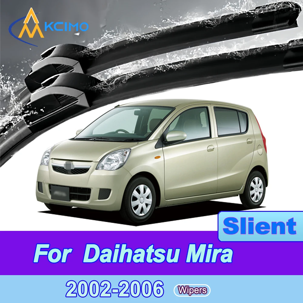 

Quiet Beam Wiper Blades 2pcs Windscreen Window Car Accessories For Daihatsu Mira L250/L260 2002-2006 Daihatsu Charade