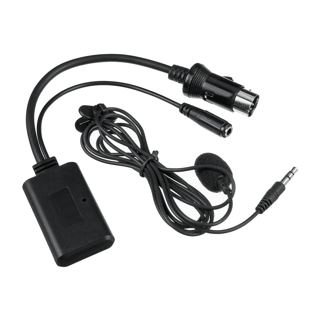 Car 8Pin Bluetooth 5.0 AUX Audio HIFI Cable Adaptor Microphone for KCM-123B M-BUS