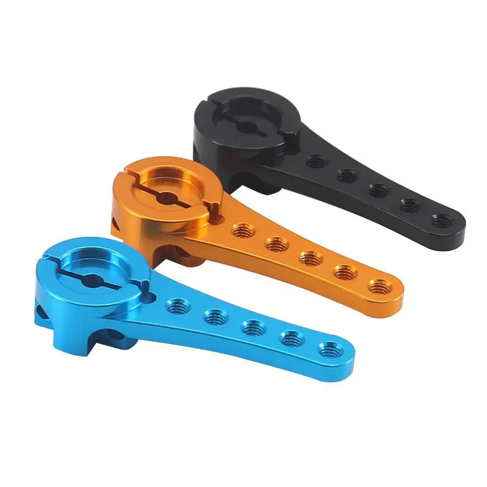 1pcs Aluminum Alloy 25t Steering Servo Arm Horn Length 46mm For 1/10 1/8 1/5 Rc Car Crawler Large Torque Servo Parts