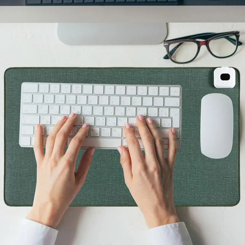 Heated Desk Pad Extra Large Mouse Pad Safe Extended Mouse Mat Comprehensive Heating Desk Writing Pad Mouse Mat for Laptop Office