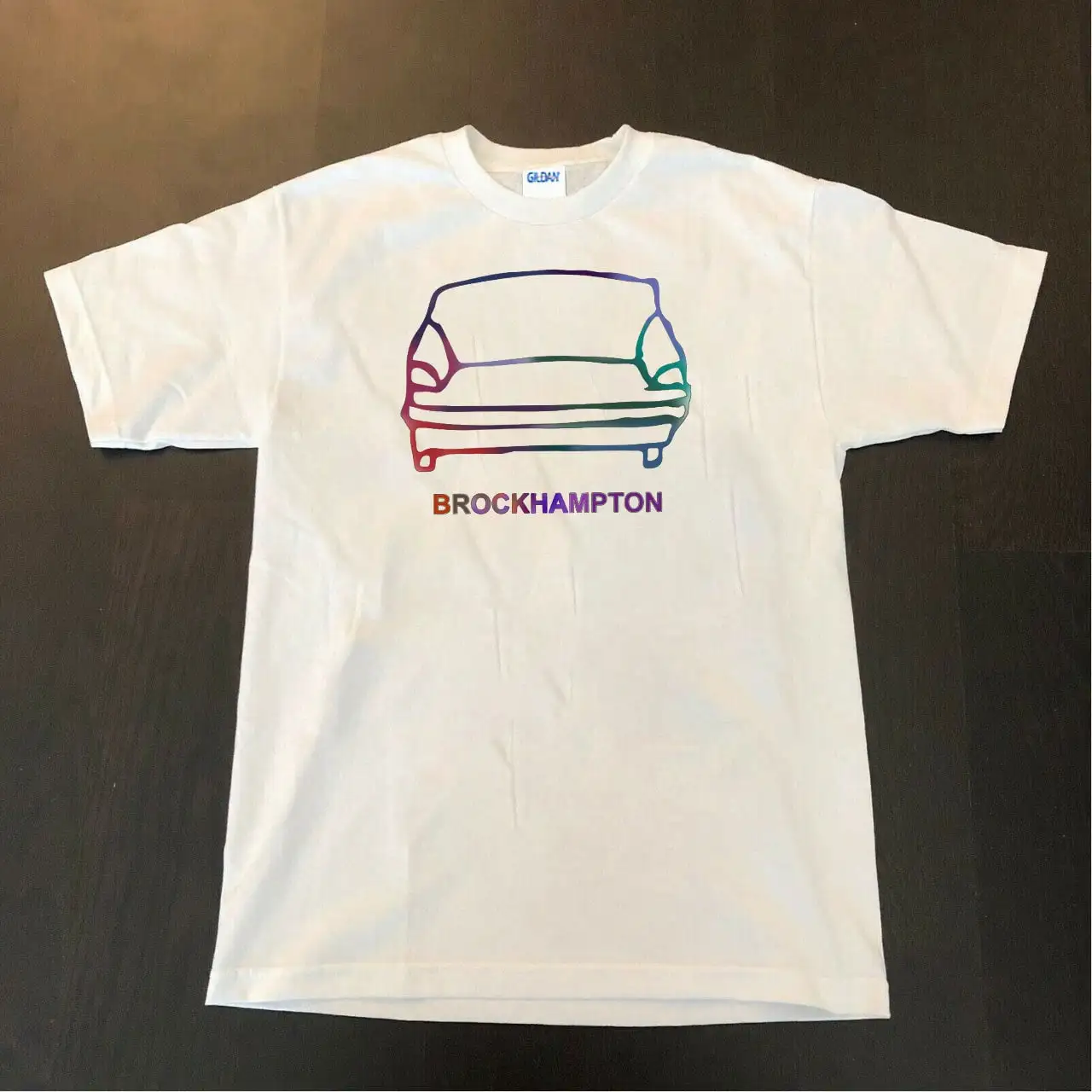 BROCKHAMPTON Couch logo American Rap Hip Hop White T Shirt SweaT s Size S 4XL Adult High Quality Best