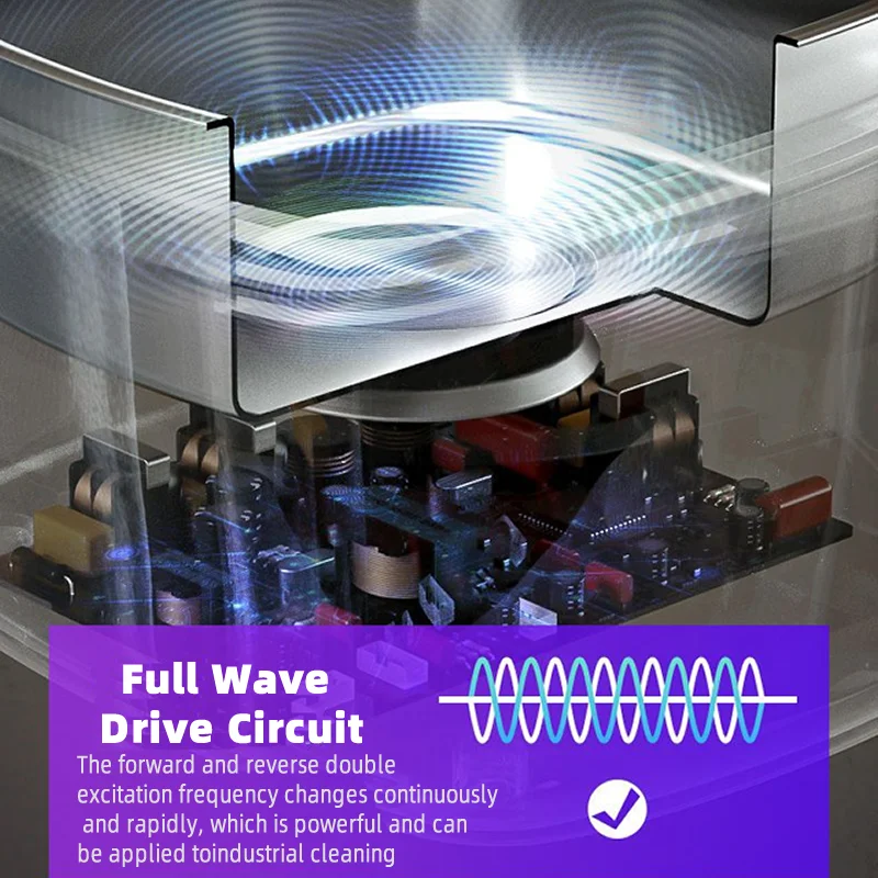 Limpiador ultrasónico inteligente, lavaplatos, lavadora portátil, electrodoméstico