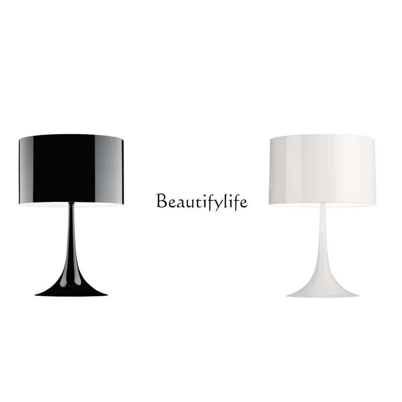 Italian modern minimalist creative personality fashion living room white desk bedroom luminous decoration ornament