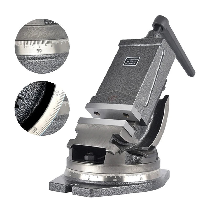 Heavy-duty tiltable Precision Angle Vise 4 Inch Milling Machine With Inclined Vise Angle Solid Flat Pliers