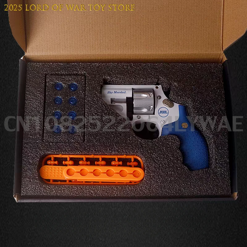 Pistola de juguete revólver de 9mm, pistola de balas blaster, pistola de juguete, armas de tiro Airsoft, regalos de cumpleaños para niños, pistola falsa Cs