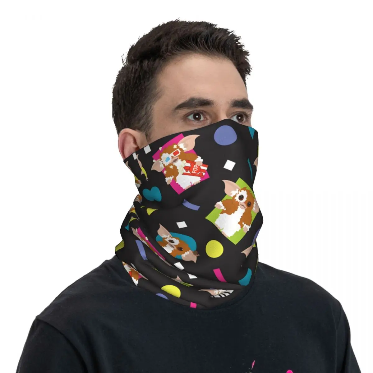 Adorable Bola de diversión Bandana cubierta de cuello bufanda envolvente pasamontañas ciclismo Unisex adulto transpirable