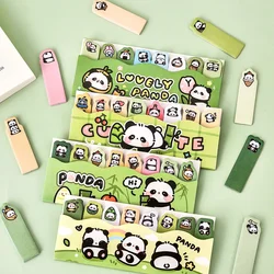 4 pcs/lot Cartoon Panda N Times Memo Pad Scrapbooking Sticky Notes Cute Decor Planner Stickers Bookmark Stationery Supplies