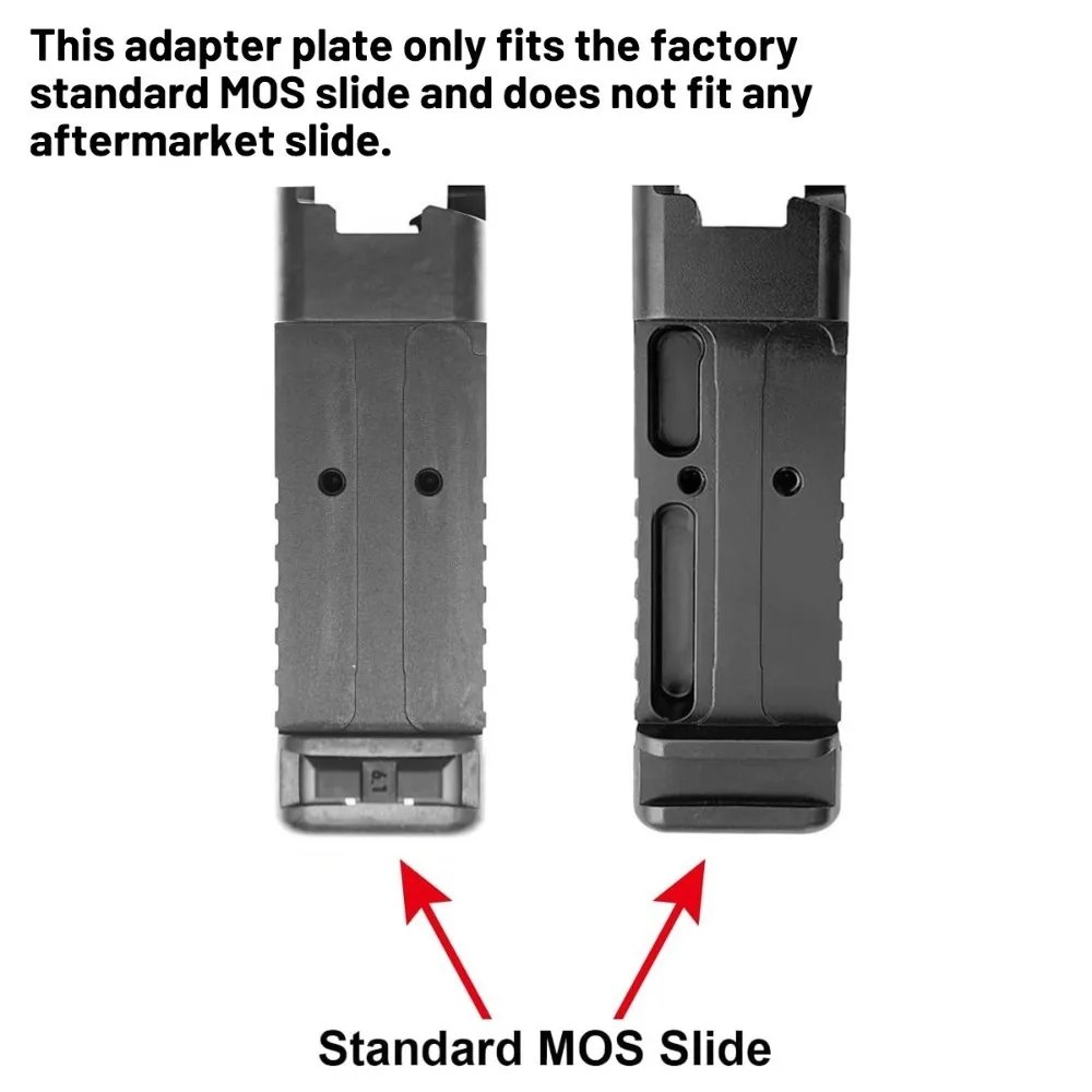 Placa adaptadora mira red dot para Glock MOS, Holosun y RomeoZero - imagen 5
