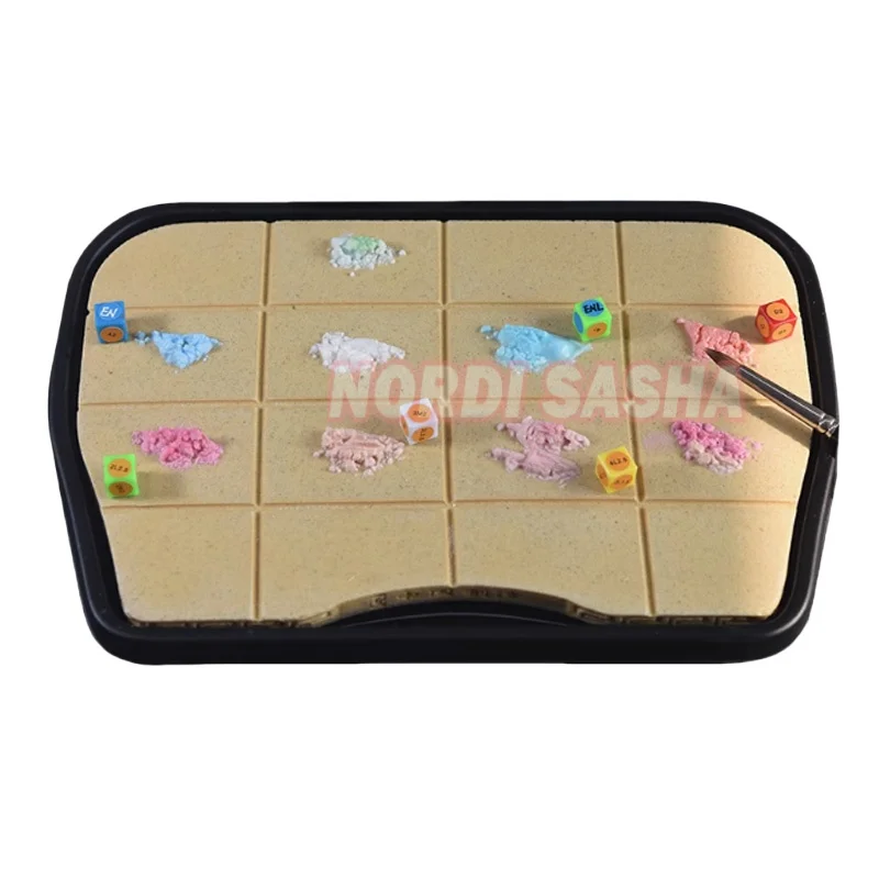 Adjustable-free Dental Moisturizing Glaze Tray Enameled Color Palettes Trays Dentistry Denture Glazing Tools