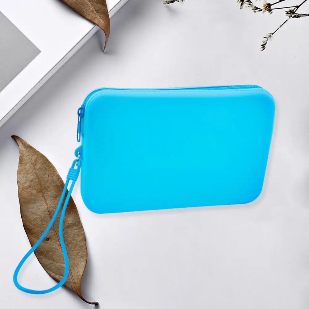 

Makeup Bag Excellent Zipper Closure Oblong Shape Makeup Supplies Cosmetic Bag for Women