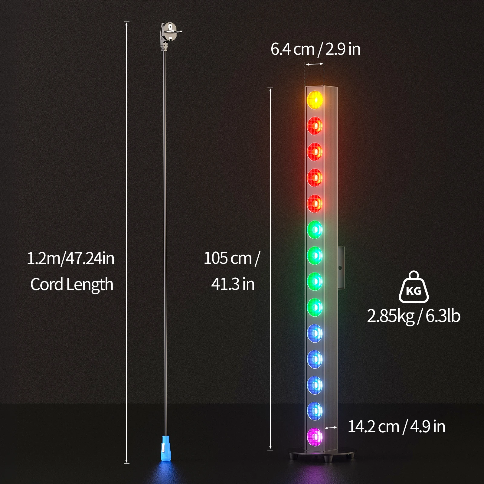 U'King 14X20W RGBW COB ضوء المرحلة بار عالية الطاقة مصفوفة بكسل جدار غسالة أضواء DMX512 ستروب DJ أضواء لعرض الحفلات بار KTV