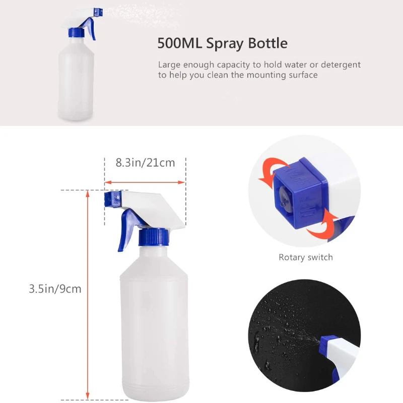 3 ชิ้นชุดฟิล์มรถเครื่องมือตัดและตัดมีด Degreasing Scraper Sprayer Smoothing เครื่องมือ