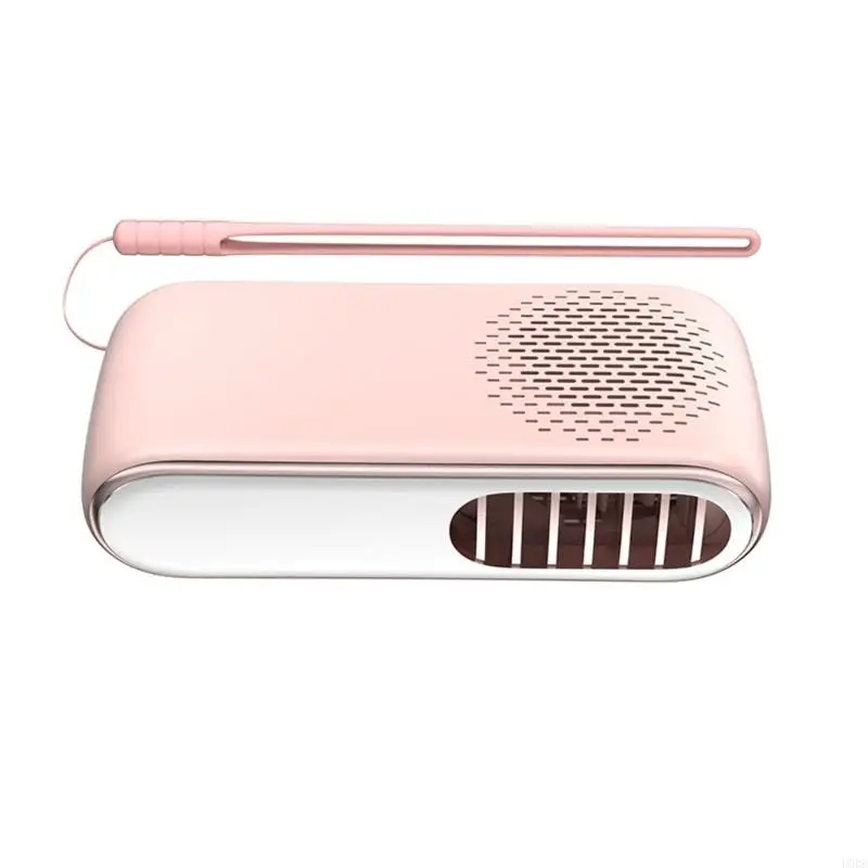 عملية هادئة، مروحة تبريد صغيرة، تصميم بدون شفرات، أداة تبريد مثالية للطقس الحار، حجم صغير، 3 اختيارات من الألوان