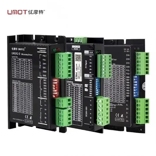 UMOT 200-240V AC 2.2-4.8A Pulse Direction Control Stepper Motor Driver For 3 Phase 1.2 Degree Nema 34 Stepper Motor