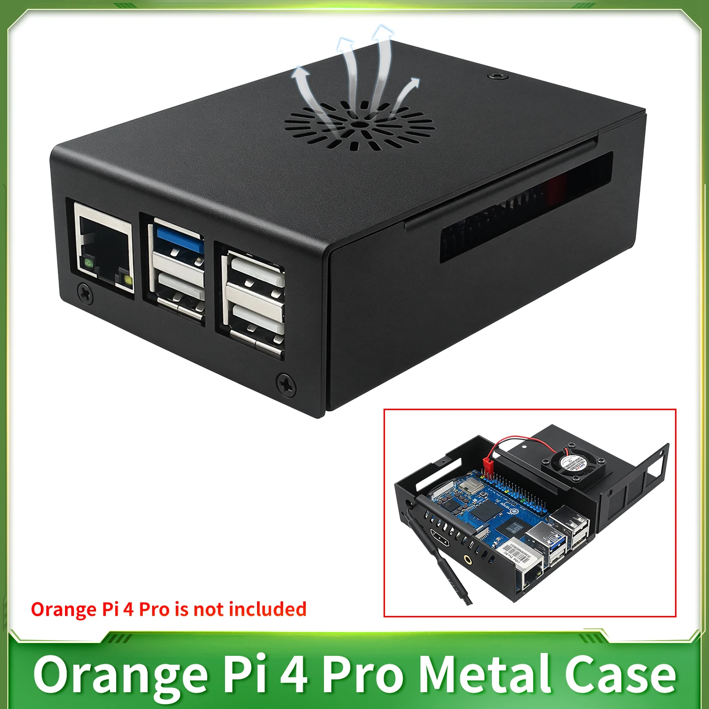 Pi Cooler - Orange Pi 4 Pro Metal Case