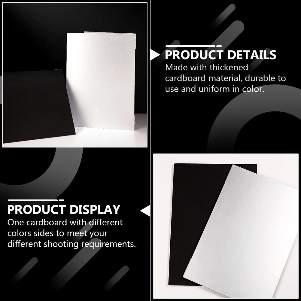 

Photography Reflective Cardboard Thickened Backdrop Board For Still Life Jewelry Foldable Background Tool Photobackdrop