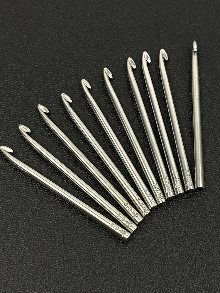 

Новые крючки JinLan из нержавеющей стали без ручки для ручного вязания и шитья, инструмент для домашнего текстиля и рукоделия