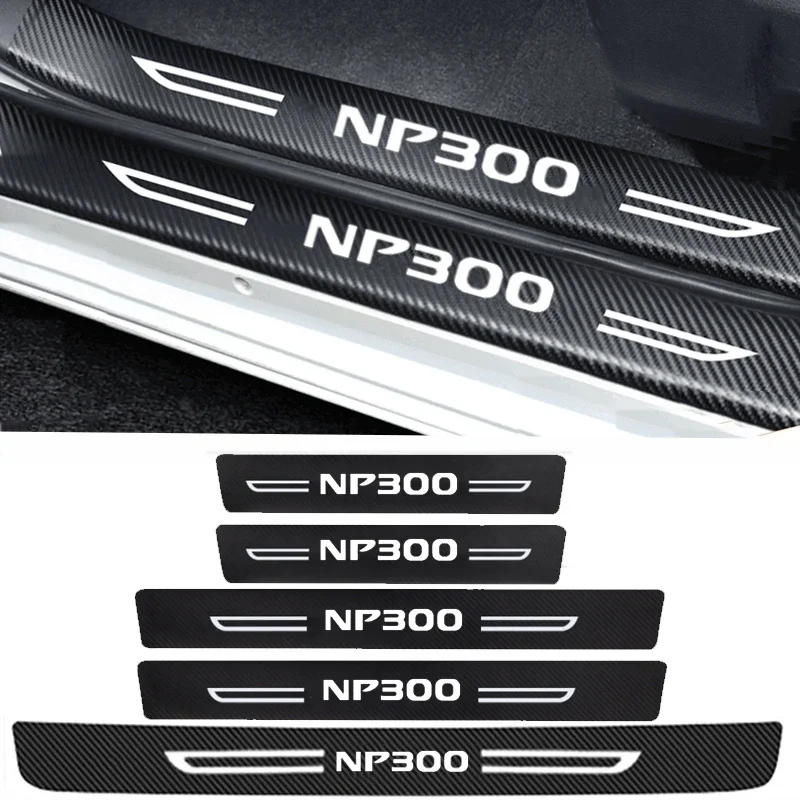 

Автомобильные аксессуары для Nissan NP300, значок, полоса порогового порога из углеродного волокна, наклейки с красивой отделкой педали, стикеры для стайлинга автомобиля