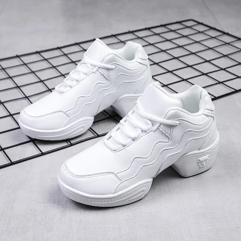 2024 New Style Women Dance Shoes Black White Female Dancer Jazz Dancing Shoes Comfortable Outdoor Gym Fitness Modern Shoes