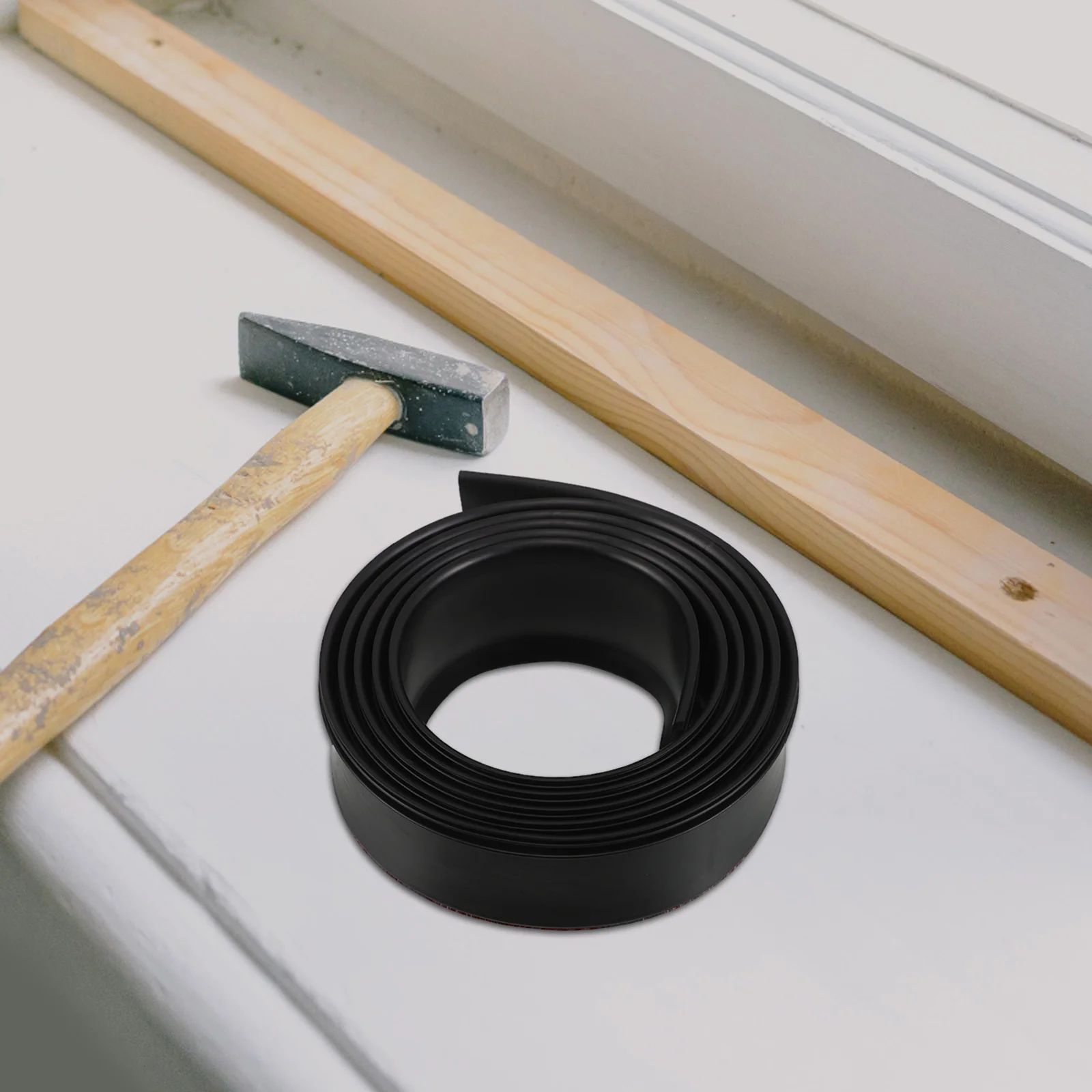 

Rain Diverter Guard Window Water Drip Shield Adhesion All Weather Protection Door Drip Edge Strip Window Rain Cap