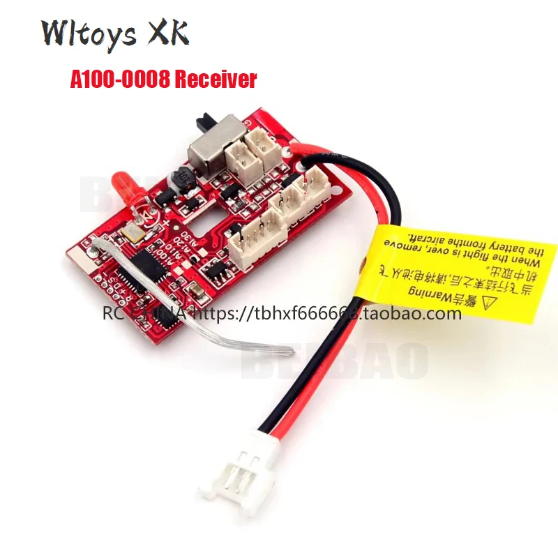 Wltoys-Pièces d'origine d'avion RC, train d'atterrissage d'hélice, récepteur de moteur, chargeur de lumière servo, télécommande, XK A100, A120, A380
