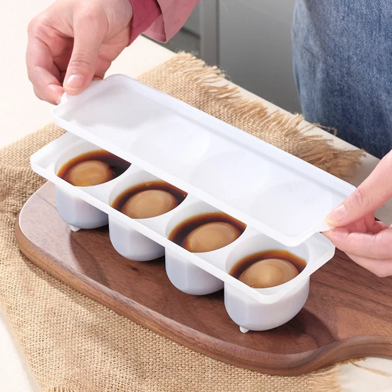 Boîte de conservation des oeufs Praxis، منظم d'oeufs متعدد الوظائف pour oeufs الهالوجين et marinés blancs