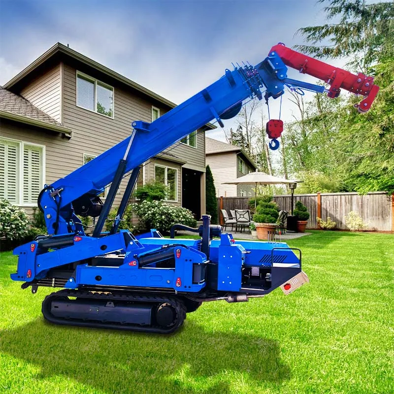 

3T 5T 8T 10T Mini Crawler All Terrain Crane Crane Spider Telescopic Boom Basket Crane for Construction Use with CE