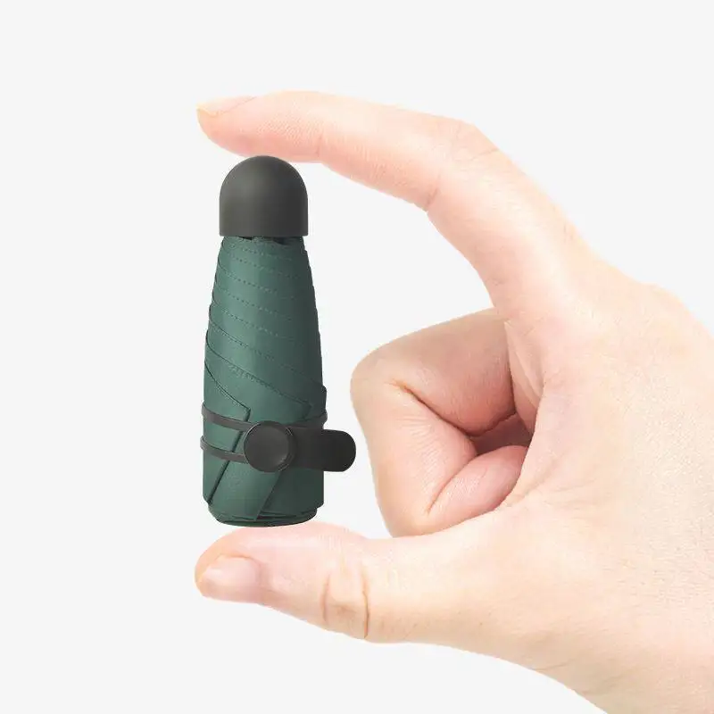 

Thumb Umbrella Japanese Super Mini Rain and Rain Dual Use Small and Ultra Light Sunscreen Sunshade Umbrella