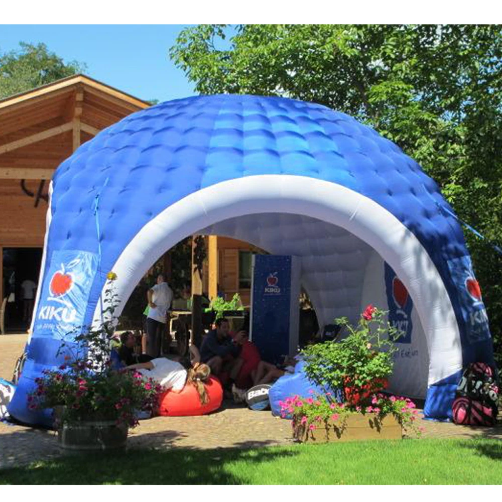 Professional high quality advertising promotion trade show booth spider dome xgloo event inflatable tent 5mD